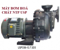 Máy bơm hóa chất tự hút đầu nhựa NTP USP250-12.2 205 3HP