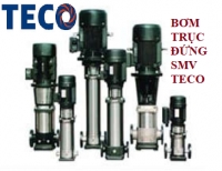 MÁY BƠM TECO TRỤC ĐỨNG ĐA TẦNG CÁNH INOX SMV