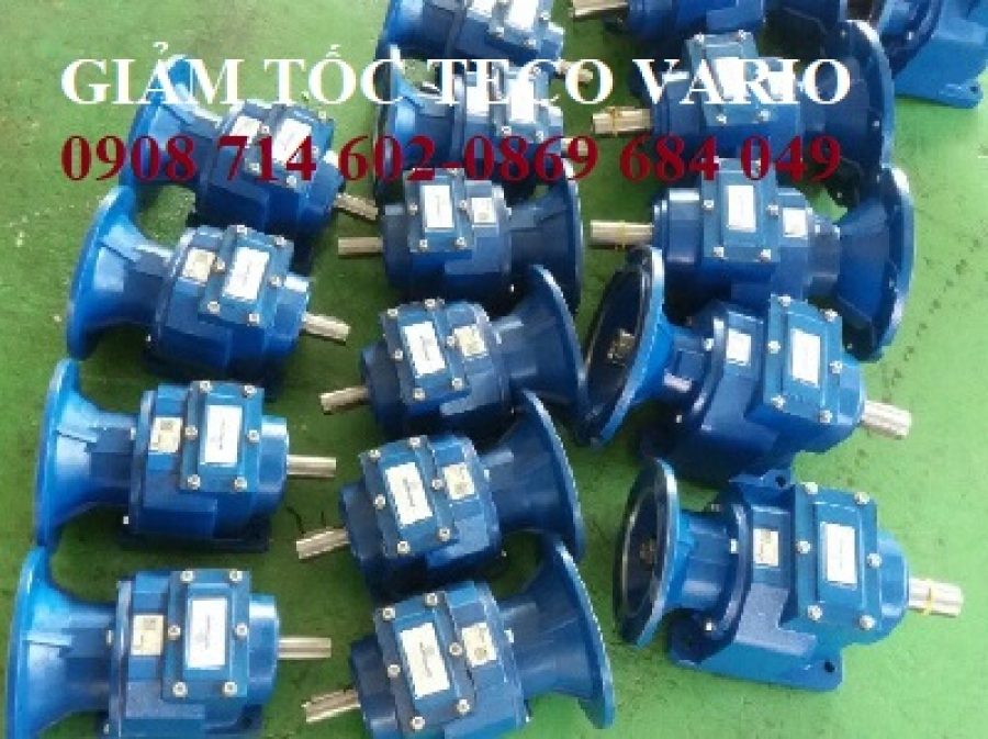 ĐỘNG CƠ GIẢM TỐC TECO MOTO VARIO YTALIA, VỎ GANG H-1/10-7.5HP-50HP
