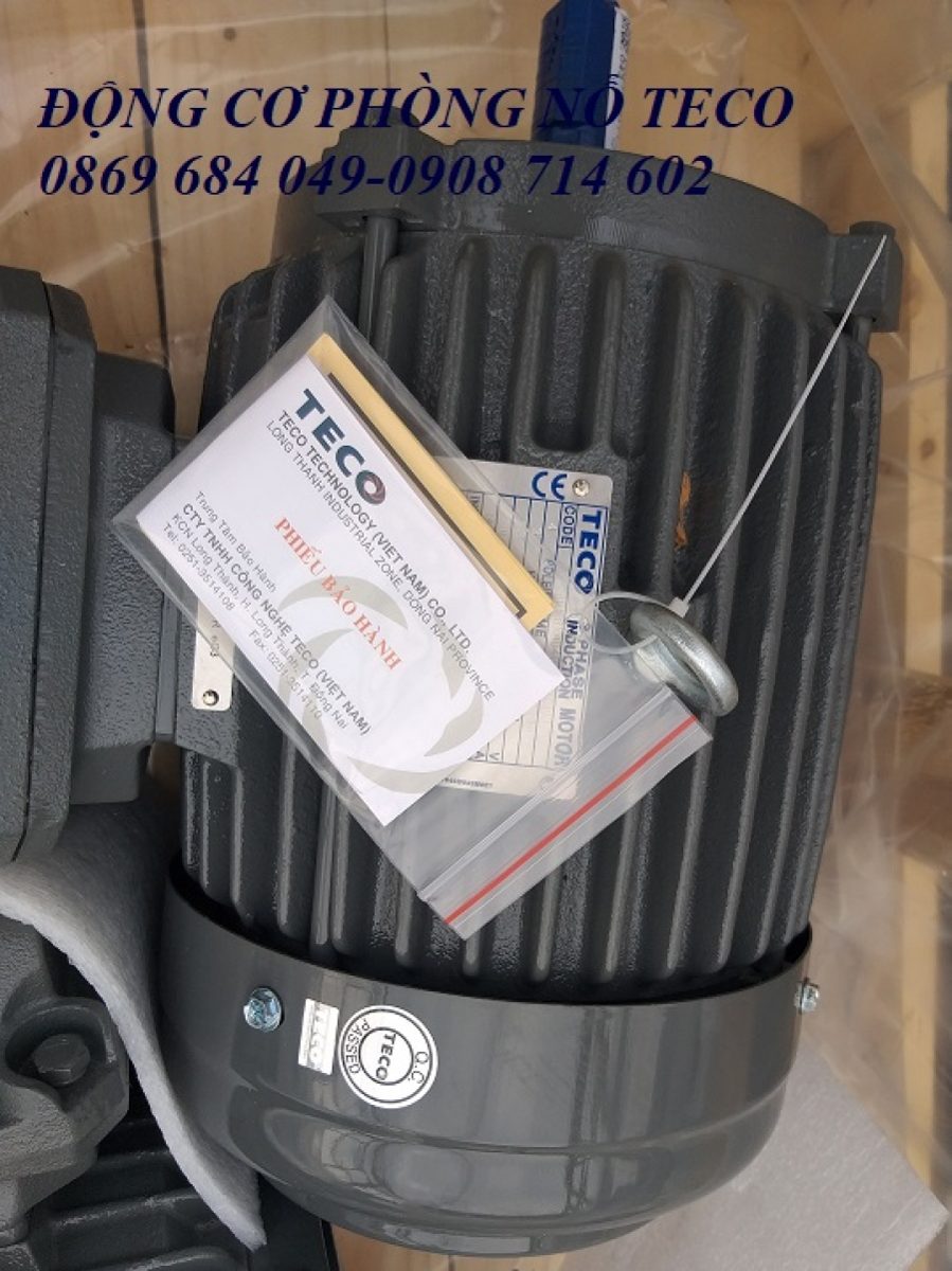 ĐỘNG CƠ PHÒNG NỔ TECO EG3 AEEBXA -4P- 5.5KW/7.5HP- 380/660V