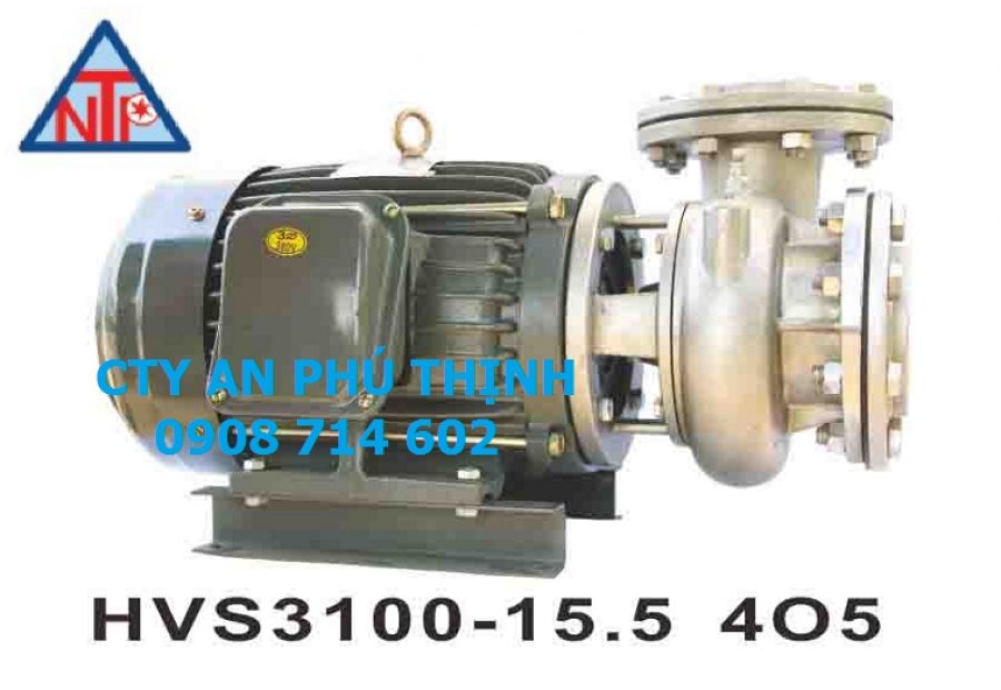 MÁY BƠM LI TÂM ĐẦU INOX HVS NTP