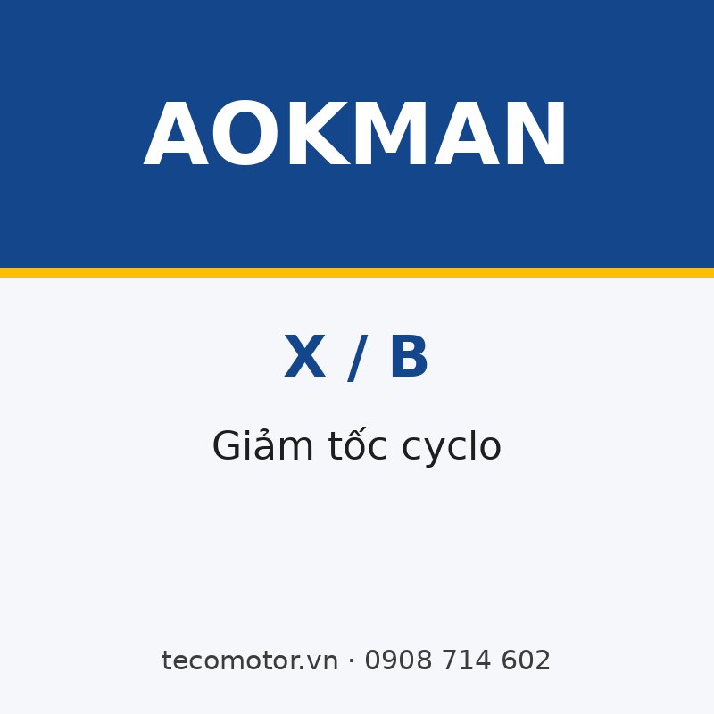 HỘP GIẢM TỐC CYCLO AOKMAN X/B